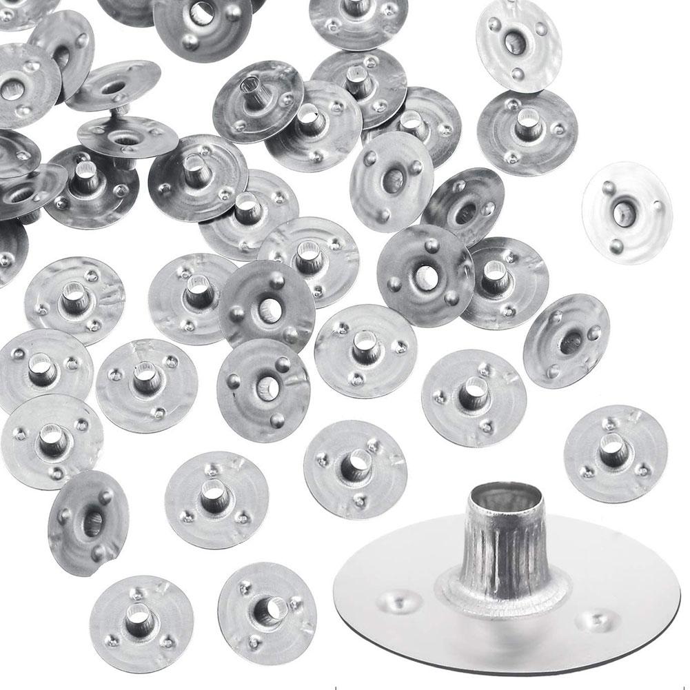 100 шт./лот, ручная работа, металлические фитили для свечей, поддерживающие фитили, основа для свечей, инструменты для самостоятельного изготовления свечей своими руками