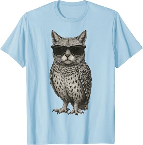 Смешная футболка для любителей кошек и сов Meowl Трендовый кошачий мем Y2k Арт Графическая надпись Футболка Новинка Подарок Милый котенок Сова Эстетичная одежда Топ