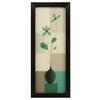 Set of 3 Beautiful Flower Vases Framed Art Painting (6 X 13, 10.2 X 13, 6 X 13 inch)-Multicolour