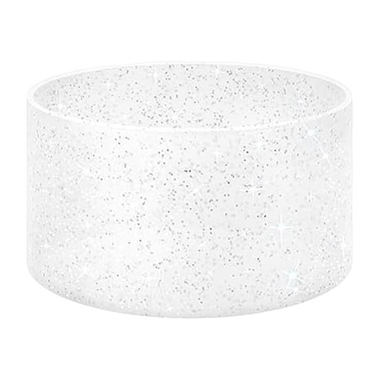 Silicone Cup Sleeve Glitter Anti-Slip Heat Insulation Cover Lightweight Water Bottle Pad