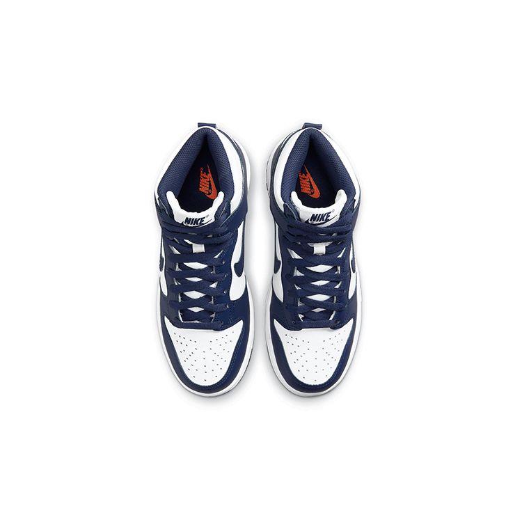 Nike Dunk High GS Midnight Navy Детские кроссовки Сине-Белые DB2179-104