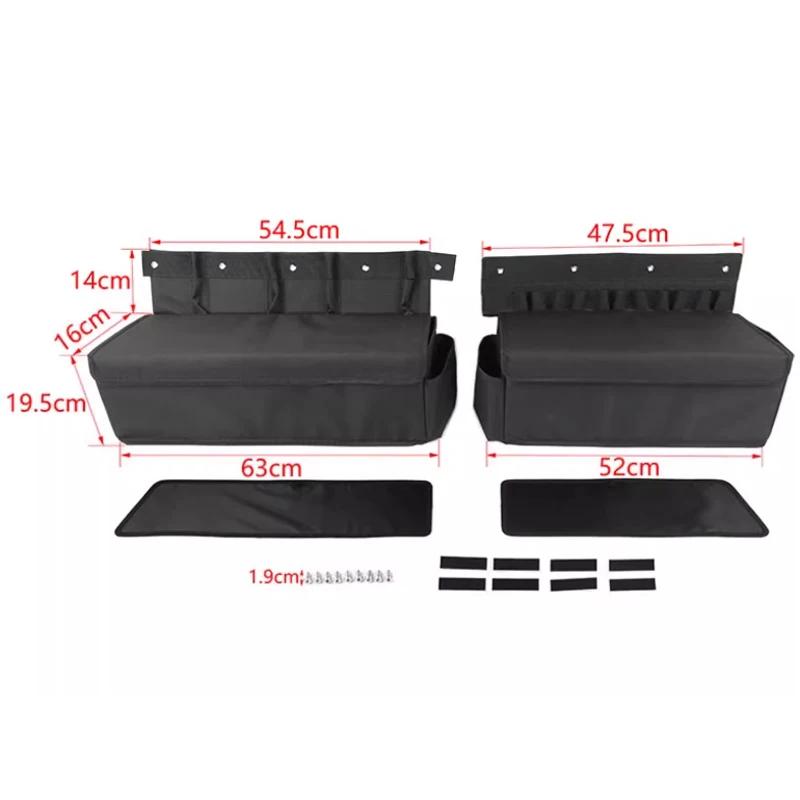 2- Door Jimny Accessories Rear Seat Storage Bag Car Trunk Side Storage Organizer for Suzuki Jimny 3- door Only JB74 JB64 2019+