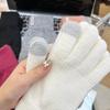 Gloves for Women in Winter, Thickened Cotton for Warmth, Yarn for Cycling in Autumn and Winter, Men and Women for Winter Insulat