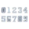 3D Digital 0 To 9 Numbers Epoxy Mold Desktop Decoration Office Ornament Diy Listing Silicone Mold for Wedding Party