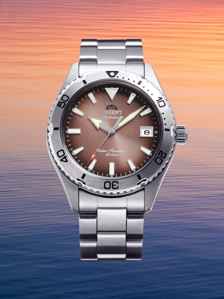 Orient Автоматические часы Orient Mako 40 Механические Автоматические часы Сезон 2026 Ограниченная серия В комплекте внутренняя гарантия Медный Градиент [ORIENT]