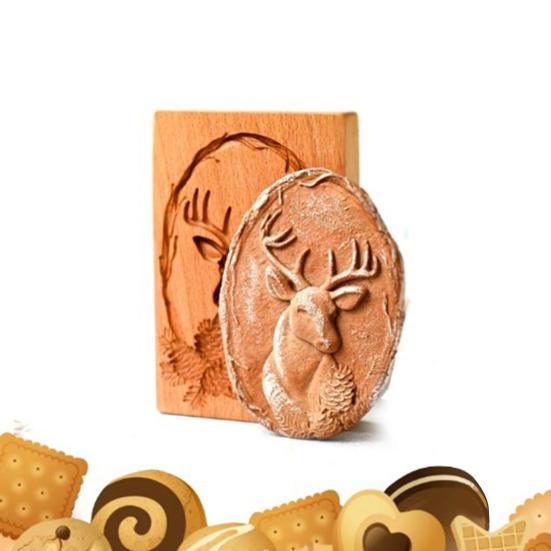 Деревянная форма для пряничного печенья, сделай сам, портативная стильная формочка для печенья для родителей и детей, забавный древесный материал