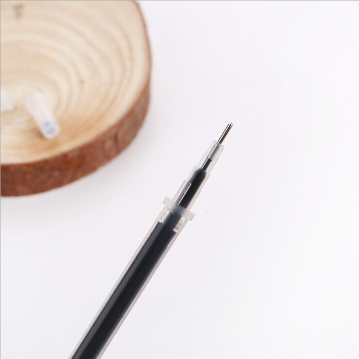 0,5 мм 5/50 шт./компл. стержни для гелевой ручки, офисные стержни для подписи, красные, синие, черные чернила, офисные школьные канцелярские принадлежности, письменные принадлежности, ручки, игла