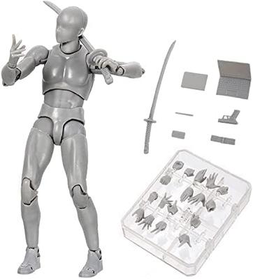 Экшн-фигурки Body-kun DX и Body-chan DX, ПВХ-модели, SHF, Детские, Для детей, Коллекционные предметы, Игрушки, Подарки, Манекены для рисования, Фигурки, Модели, Художники