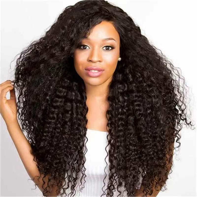 African small curly new product wig wrapped tube headgear high temperature silk chemical fiber wigs