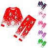 Children's Fashion Suit Skirt Round Neck Long Sleeve Top Pants