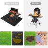 BBQ Fireproof Mat for Outdoor Grill Double-Sided Silicone Coating Waterproof