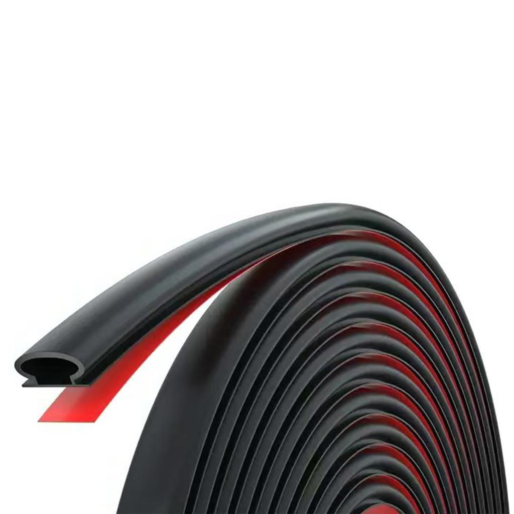 Flexible Quarter Round Molding Self Adhesive Rubber Trim Waterproof Seal for Wall Edge Corner & Staircase Cabinet Edge