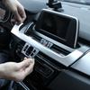 ABS Серебристый Для BMW 2 серии Gran Tourer F45 F46 218i 2014-2018 Панель Дисплея Навигации Автомобиля Накладка Декоративная Наклейка Авто Аксессуары