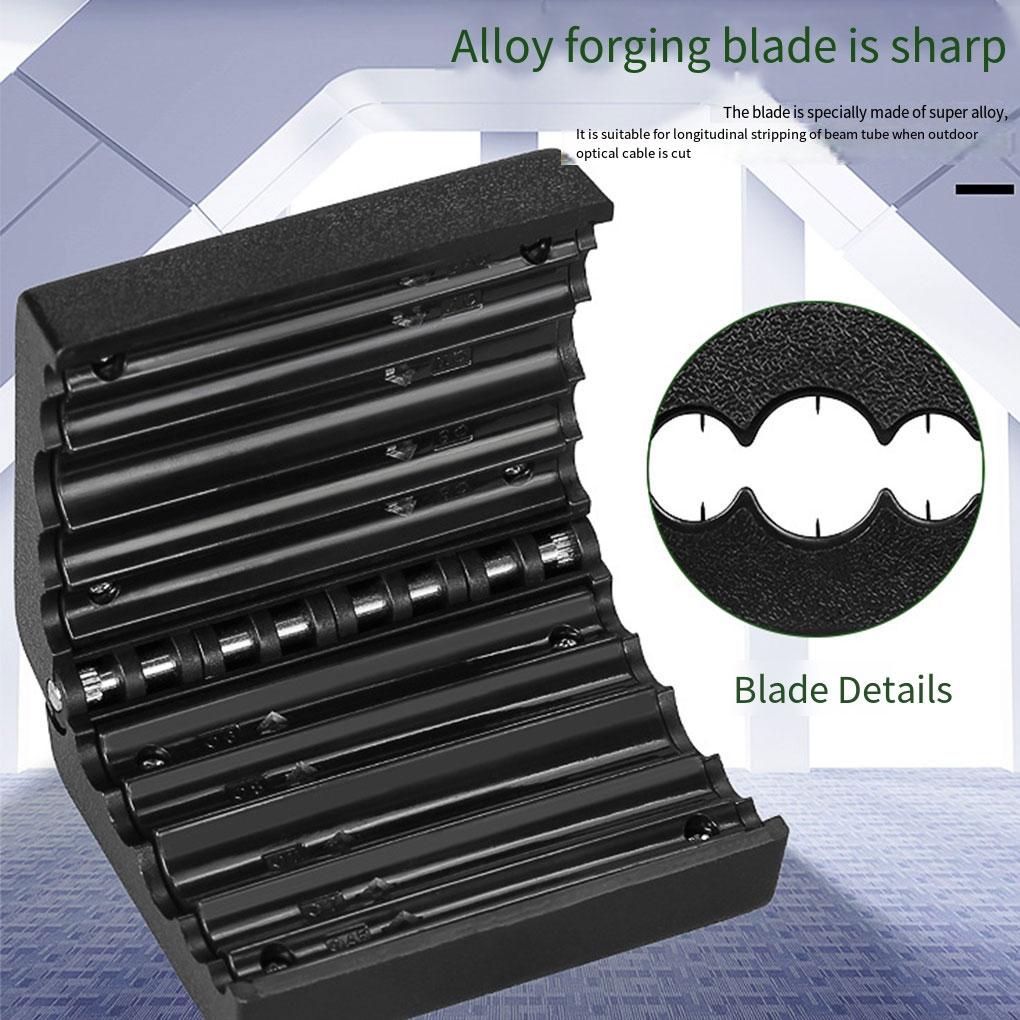 Инструмент для снятия оболочки с продольной трубки пучка волокон 4,5/6/7/8/11 мм Стриппер для оболочки волоконно-оптического кабеля Инструменты для продольной трубки пучка волокон FTTH