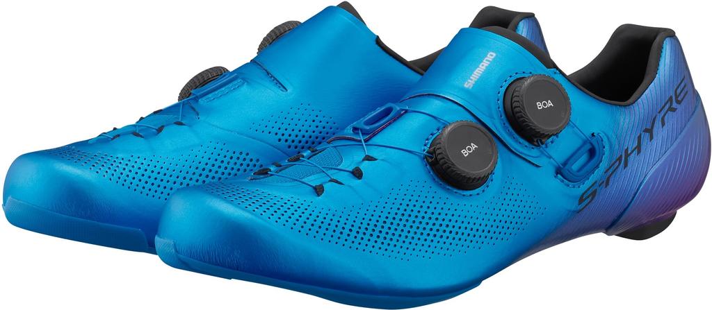 Велосипедные туфли SHIMANO Blue Wide SH-RC903 S-PHYRE 41.0 (25,8 см) СПД-СЛ