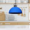 Kugel Синий Металлический Подвесной Светильник Кухонная Люстра Офисный Зал Кафе Потолочное Освещение