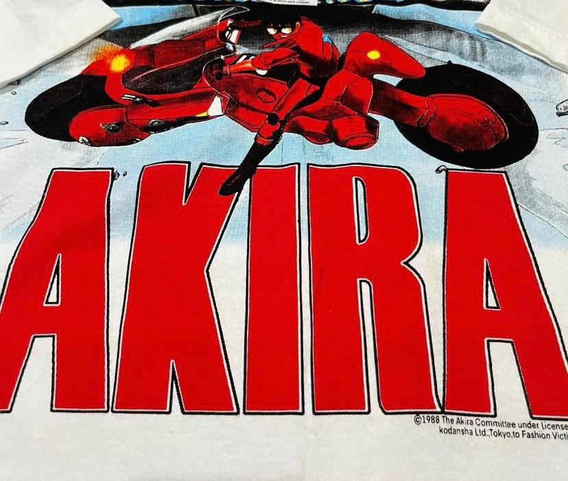 Vintage AKIRA Anime Movie Japan Manga Rare Single Stitch T-shirt REPRINT