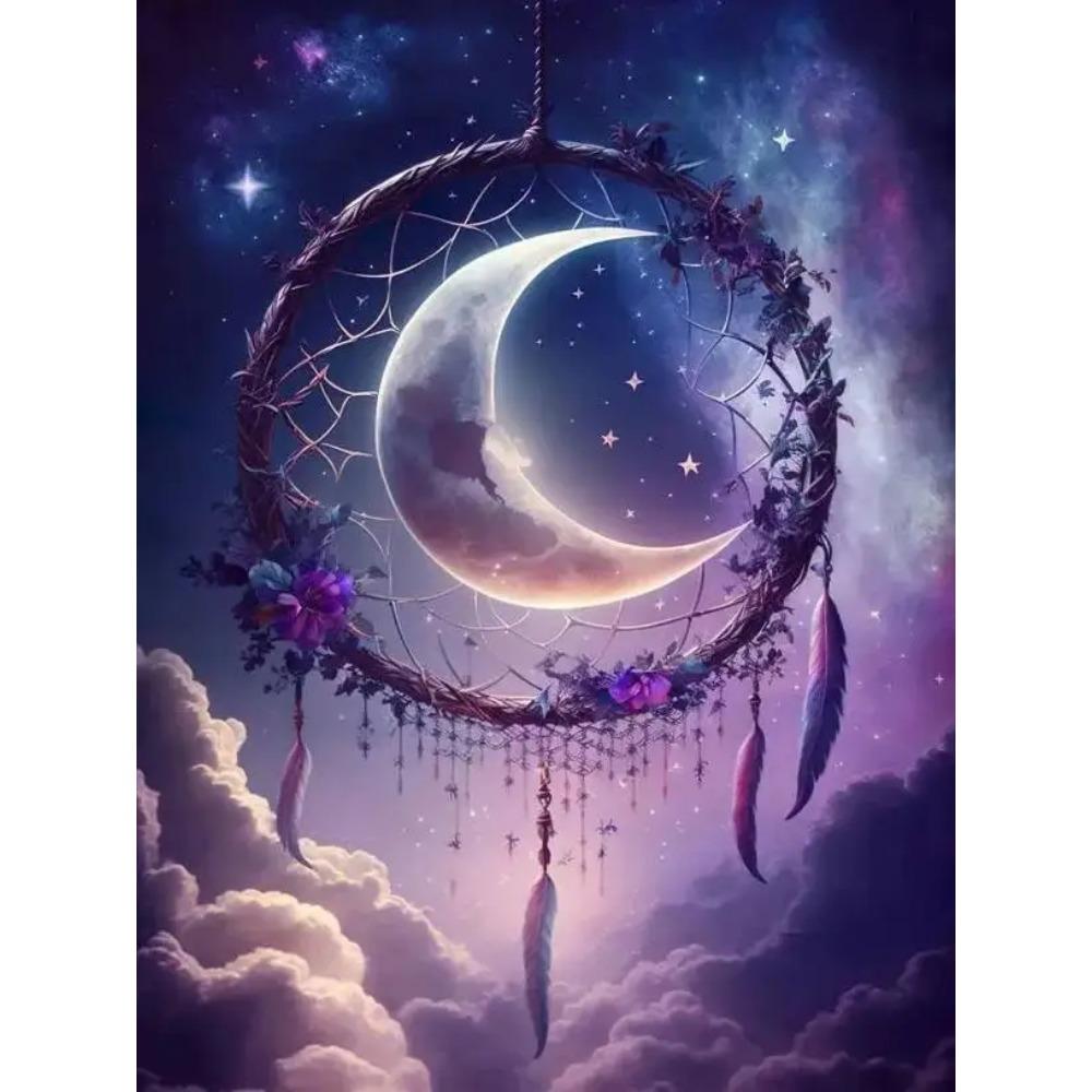 DIY полная круглая алмазная живопись вышивка крестиком 3D детское животное домашнее декоративное искусство луна алмазная живопись 5d алмазная живопись