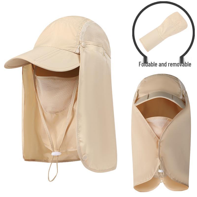 Унисекс шляпа с защитой от УФ-лучей и съемным клапаном – быстросохнущая шляпа от солнца для альпинизма и рыбалки