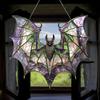 Imitation Stained Glass Style Bat Window Hanging Ornament Gothic Bat Hanger Pendant Window Panel