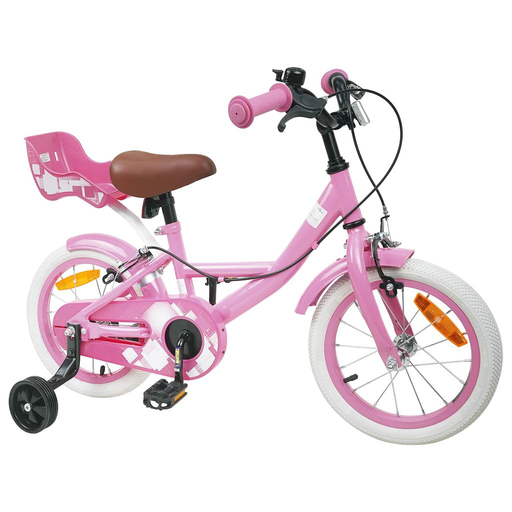 Kids  Bike 16 Inches for Ages 4 6 Light Pink
