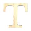 LETTER T - 11.5 CM - WOOD