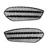 Front Side Grill Air Vent Trim Cover Mesh Grid For Mercedes Benz CLA Class W117 C117 CLA200 CLA220 CLA45 AMG Line 2013-2016