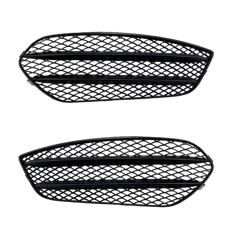 Front Side Grill Air Vent Trim Cover Mesh Grid For Mercedes Benz CLA Class W117 C117 CLA200 CLA220 CLA45 AMG Line 2013-2016