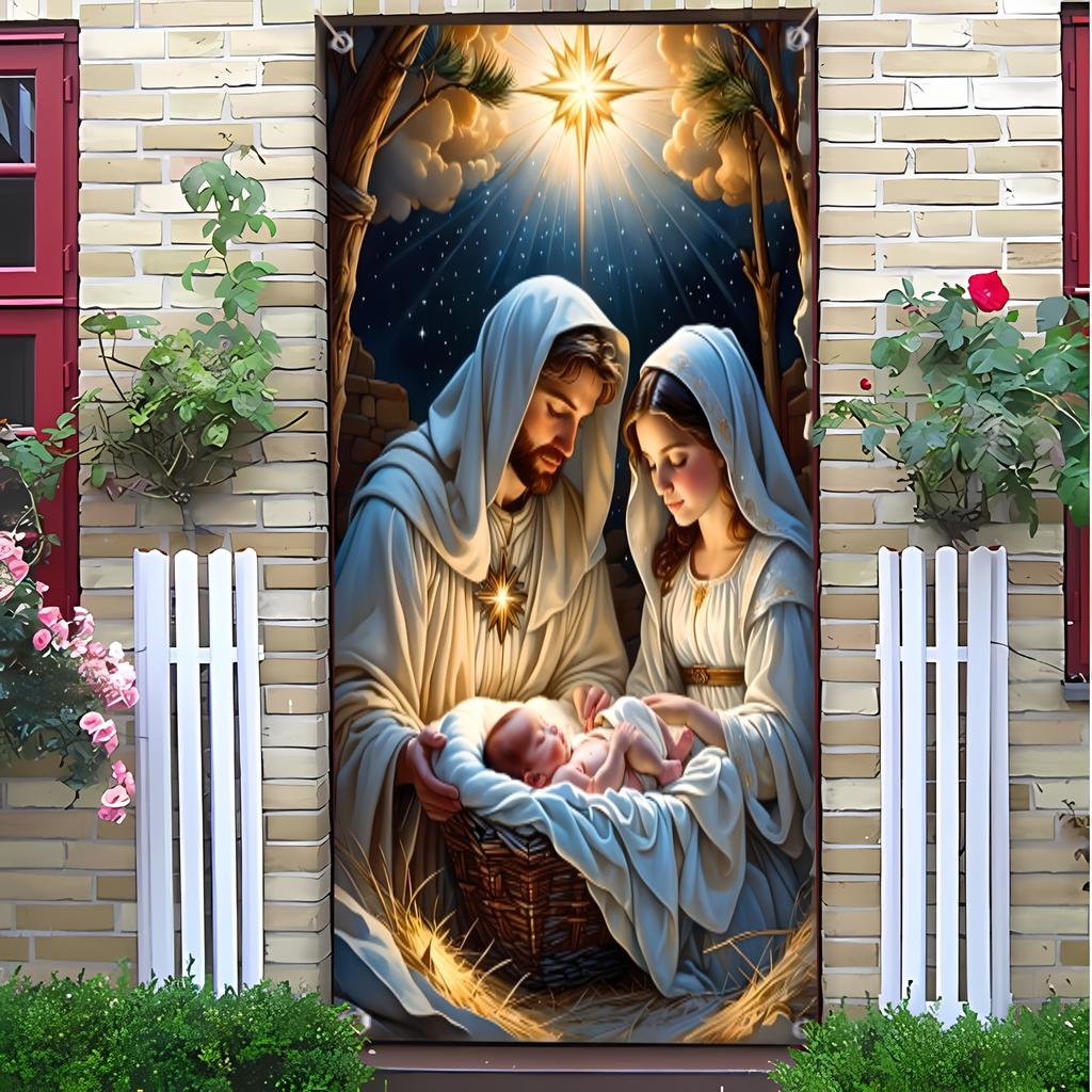 2D Scene - Design For Christmas Winter Decor Durable No Power Required Outdoor