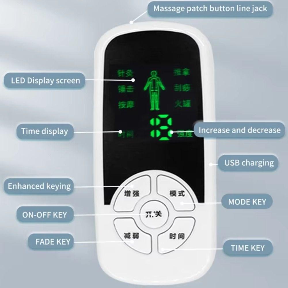 Multi-Functional Neck Massager 6 Modes Cervical Massager Body Massager Massage Device  Body Relax