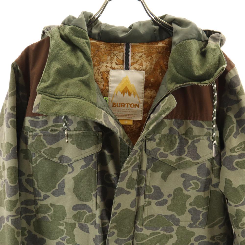 BURTON snow board winter Jacket S olive Thermolite padding ski Men's Used