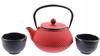 Cast Iron Kettle 0.8L With Tea Strainer And Infuser + 2 Cups