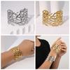 Tree Branch Pattern Metal Opening Bangle Armlet Women's Wrist Jewelry Coral Design Bracelet  Girls