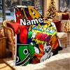 Custom Name Personalized Game Rainbow Friends Print Blanket, Home Decor, Bedroom, Sofa, Camping, Couch, Gifts for Birthday ChristmasEnthusiasts