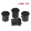 2Pcs 45# Steel 1M 15T Spiral Bevel Gear M1 Modulus 1:1 90 Degrees Differential Gear Bevel Gear Accessories
