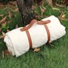 Durable Belt With Handle Blanket Carrying Strap Adjustable Picnic Yoga Mat Strap Rug Travel Blanket Holder
