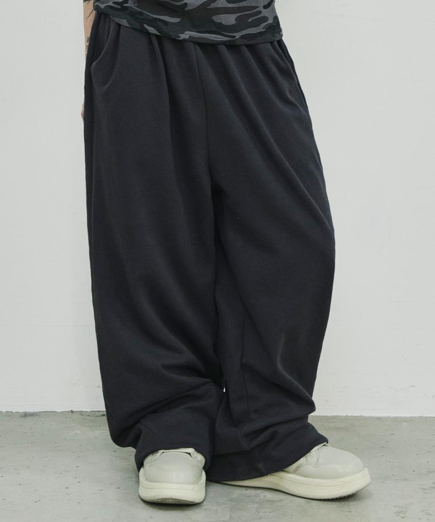 SCALLYWAG Summer Mega Wide Eyelet Training Pants [Charcoal]
