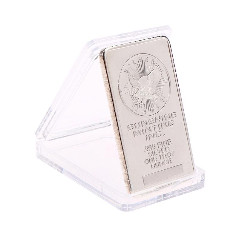 Коллекция памятных монет из серебряного слитка США и Швейцарии весом в 1 унцию