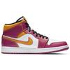 Мужские кроссовки Air Jordan 1 Mid Día de Muertos фиолетовые DC0350-100