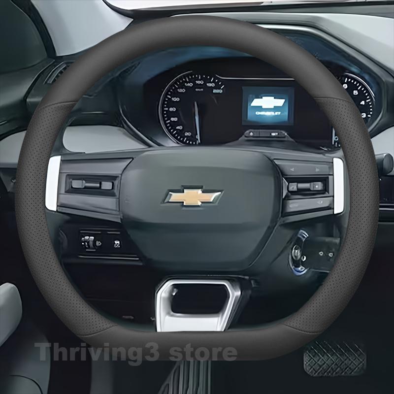Leather Car Steering Wheel Cover For Chevrolet AVEO LT 2023 2024 Covers For Covers Auto interior Chevrolet AVEO 2023 Accessories LC2