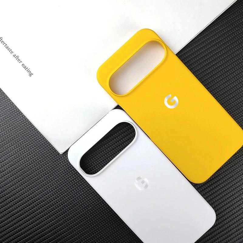 Минималистичный Тонкий Матовый Чехол Для Телефона Google Pixel 10A 10 9 Pro XL 8 7 6 A Pro Полупакет Жесткий Защита от Падения Задняя Панель Прозрачная Линза Выступающая Защитная Крышка