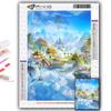 Diamond Embroidery Chinese Style Building 5D DIY Diamond Painting Cross Stitch Rhinestone