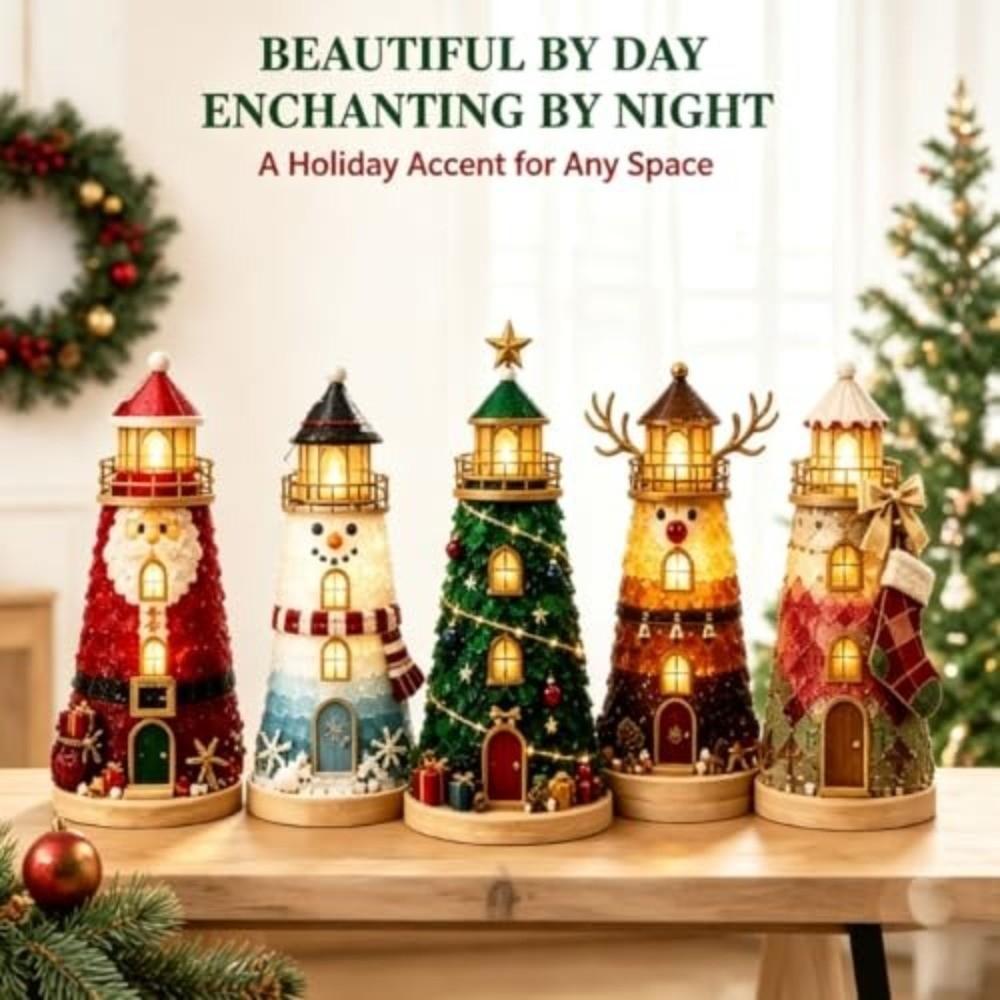DIY Lighted Christmas Character LED Lights 3D Christmas Craft Holiday Home Decor