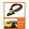 HIFESON 70x198mm Pneumatic Orbital Sander 98A Air Sander Polishing Vacuum Rectangular Sanding Machine For Metal Car Polishing