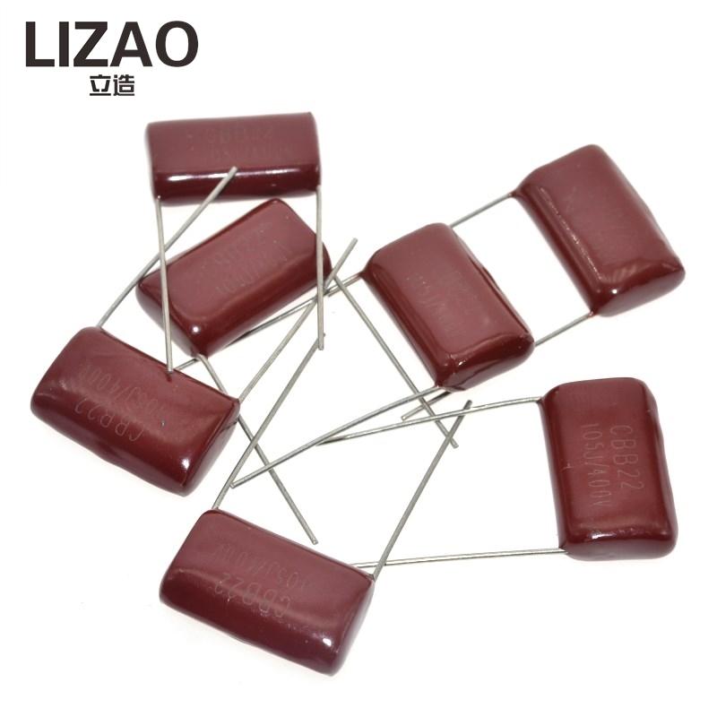 LIZAO 10 шт. Конденсатор CBB22 400В 102 103 104 105J, 0.001мкФ 0.01мкФ 0.1мкФ 1мкФ P20 Пленочный полипропиленовый конденсатор