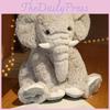 Plush Cartoon Elephant Stuffed Toy Simulation Animal Doll Kid Gifts Birthday
