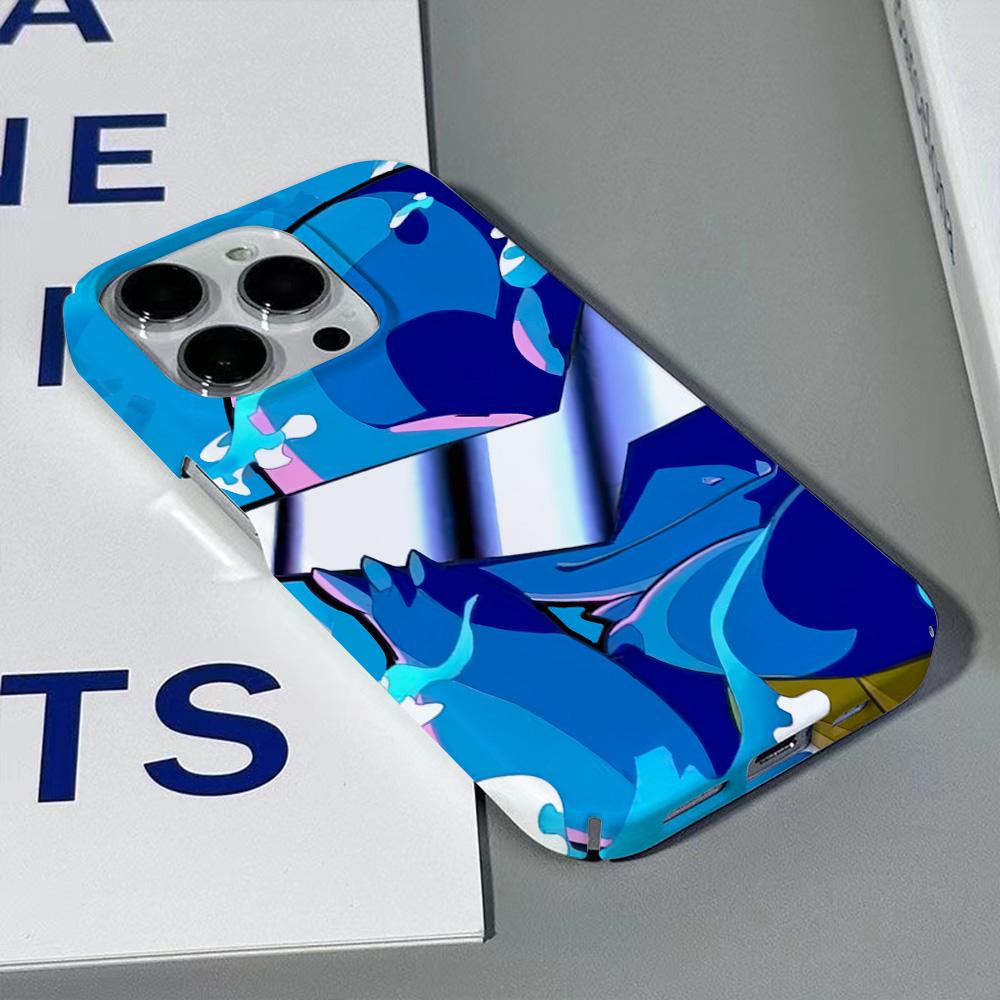 Cute Cartoon Pikachus Phone Case for iPhone 16 15 14 13 12 11 Pro Max XS XR XSMax 6 7 8 Plus Glossy HD Hard PC Cover