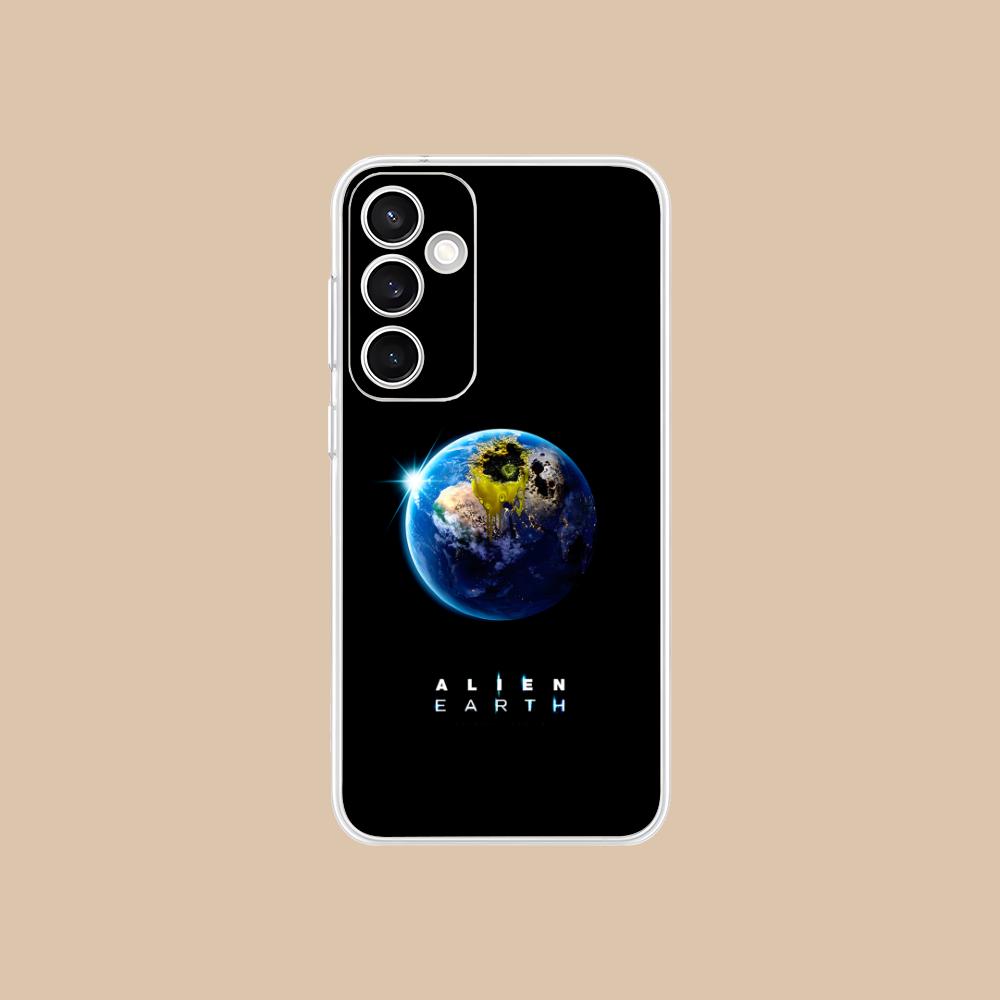 Чехол для мобильного телефона Alien Earth для Samsung Galaxy S25 S24 S23 S22 S21Plus FE Ultra Прозрачный Цветной Чехол Чехол Красивый