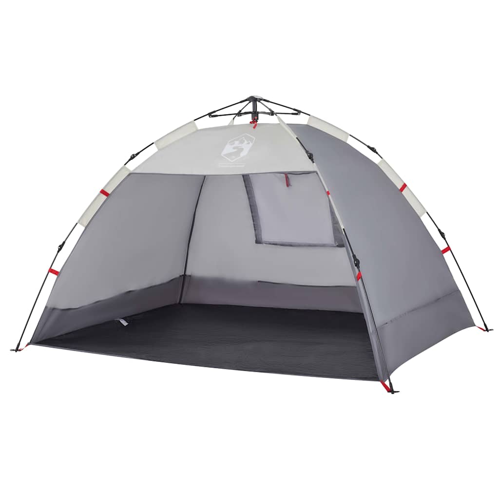 Beach Tent for 2 Persons Gray Quick Release Waterproof