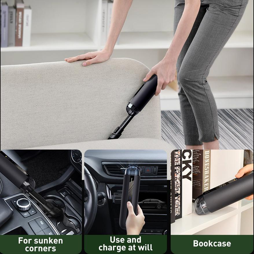 2024 Новый автомобильный пылесос 4000Pa беспроводной пылесос для уборки дома в автомобиле портативный ручной автоматический пылесос бытовая техника